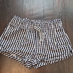 GAP Kids Navy and White Checkered Shorts